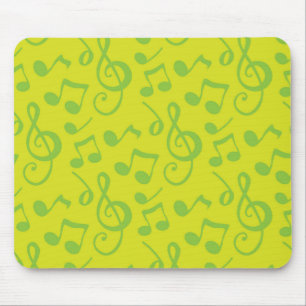 Music pattern mouse mat