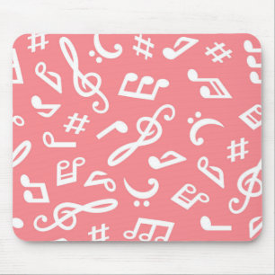Music pattern mouse mat