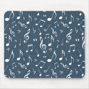 Music pattern mouse mat