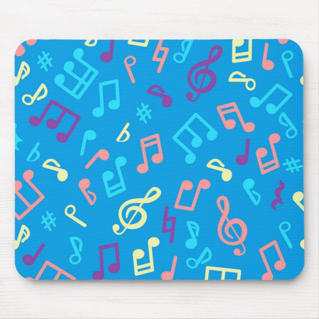 Music pattern mouse mat (Front)