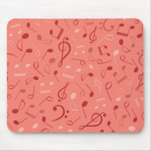 Music pattern mouse mat
