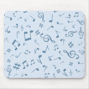 Music pattern mouse mat