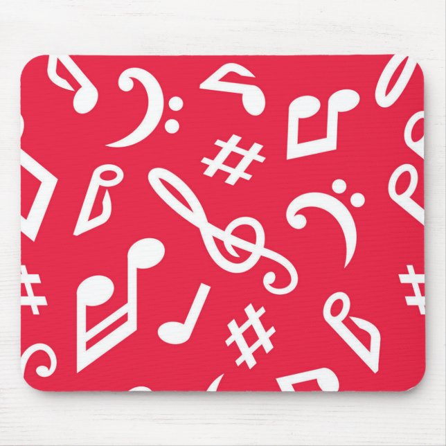 Music pattern mouse mat (Front)