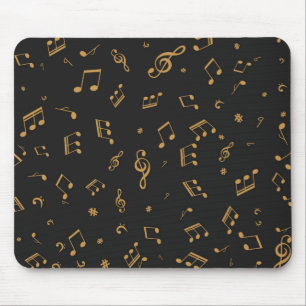 Music pattern mouse mat