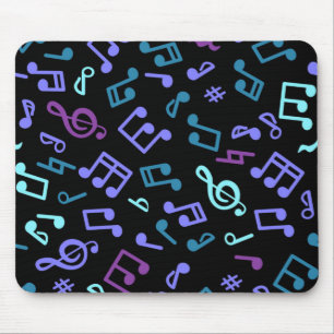 Music pattern mouse mat