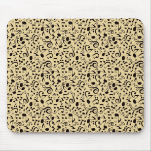 Music pattern mouse mat