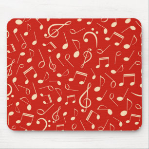 Music pattern mouse mat