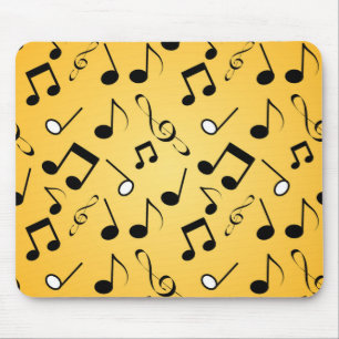 Music pattern mouse mat
