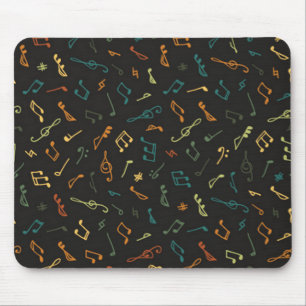 Music pattern mouse mat