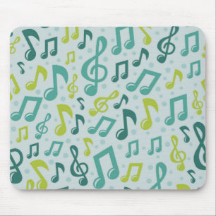 Music pattern mouse mat