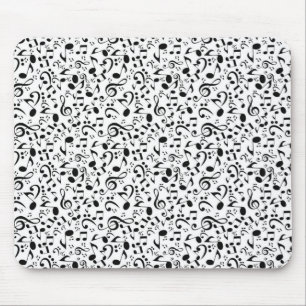 Music pattern mouse mat