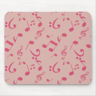 Music pattern mouse mat