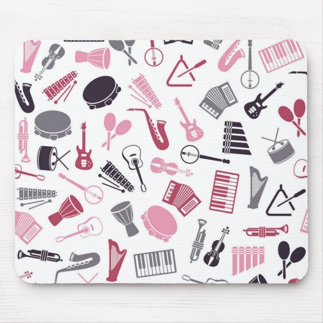 Music pattern mouse mat (Front)