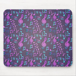 Music pattern mouse mat