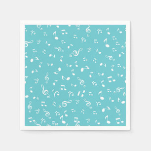 Music pattern napkin
