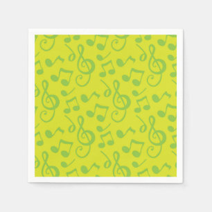Music pattern napkin