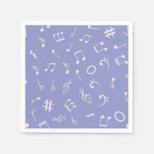 Music pattern napkin