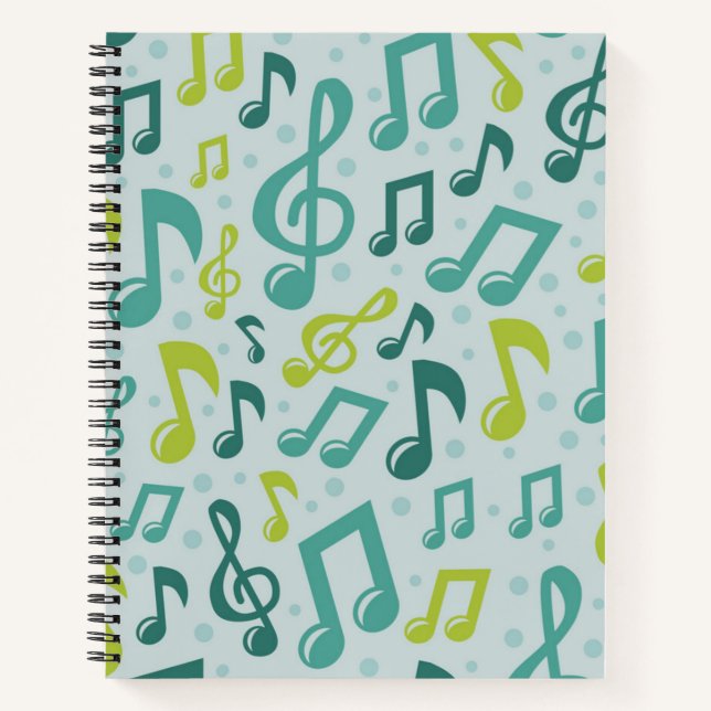 Music pattern notebook (Front)