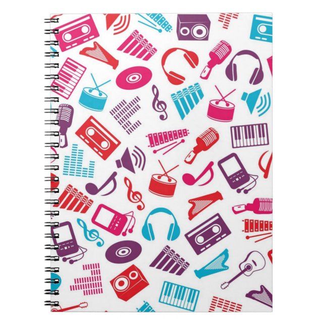 Music pattern notebook (Front)