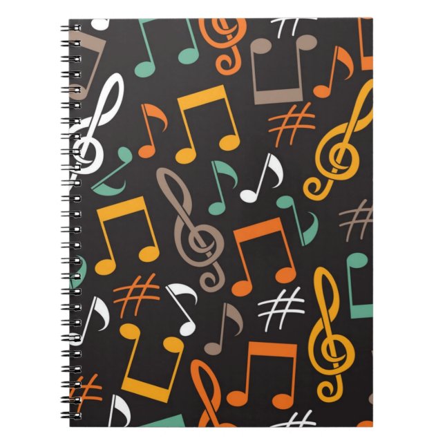 Music pattern notebook (Front)