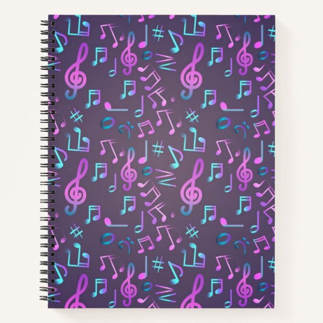 Music pattern notebook (Front)
