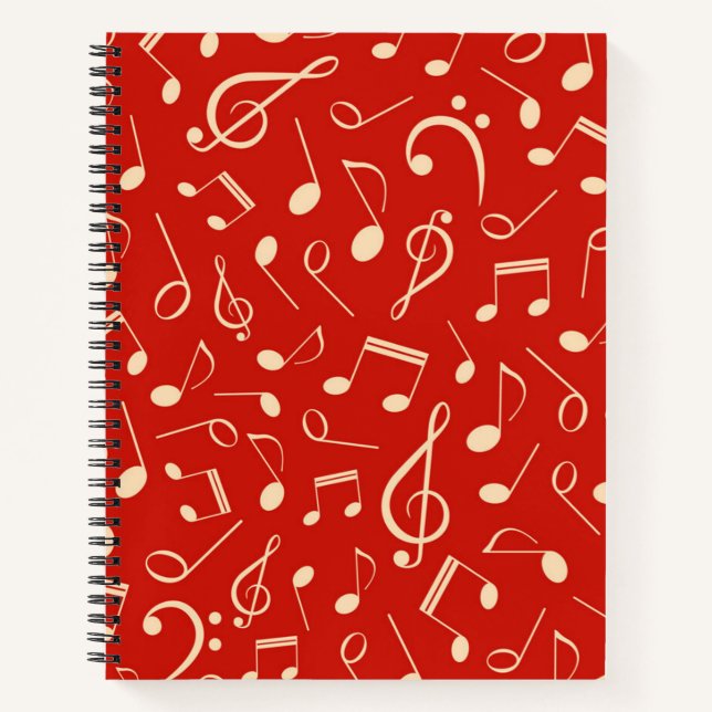 Music pattern notebook (Front)