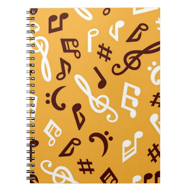 Music pattern notebook (Front)