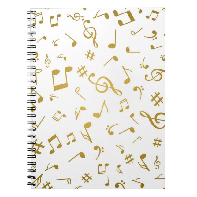 Music pattern notebook (Front)