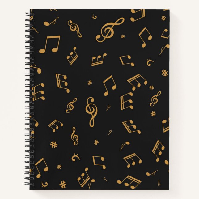 Music pattern notebook (Front)