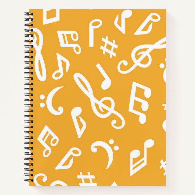 Music pattern notebook (Front)