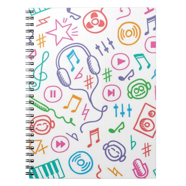 Music pattern notebook (Front)
