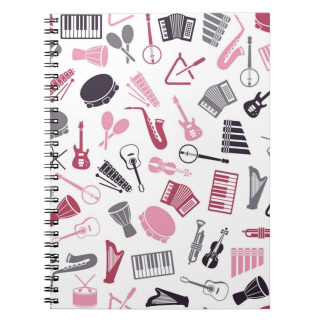 Music pattern notebook (Front)