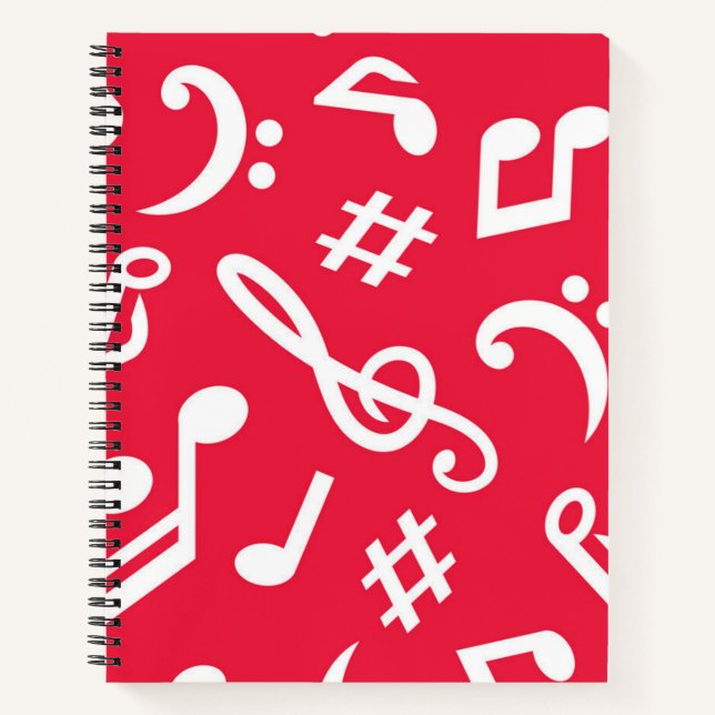 Music pattern notebook (Front)