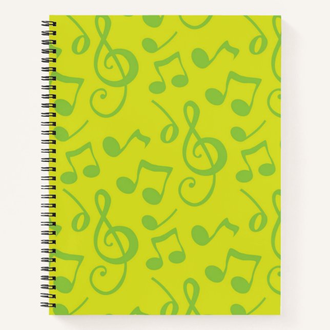 Music pattern notebook (Front)