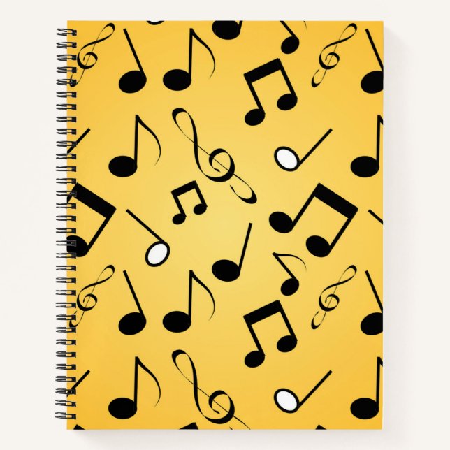 Music pattern notebook (Front)