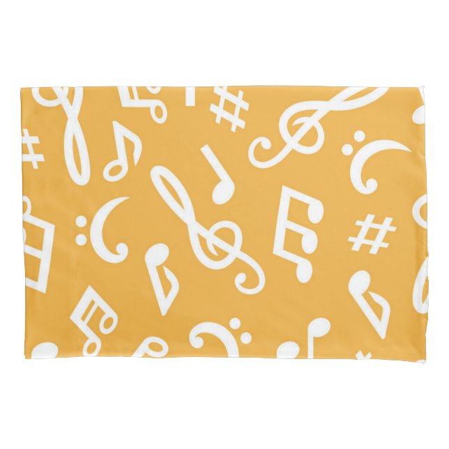 Music pattern pillowcase (Front)