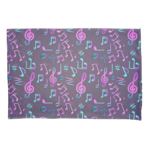 Music pattern pillowcase