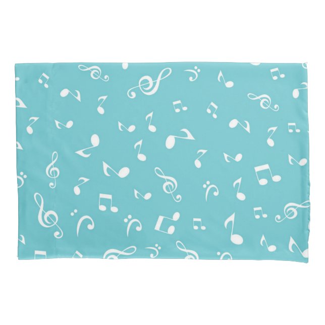 Music pattern pillowcase (Front)