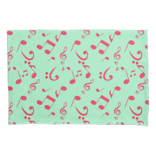 Music pattern pillowcase