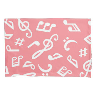 Music pattern pillowcase
