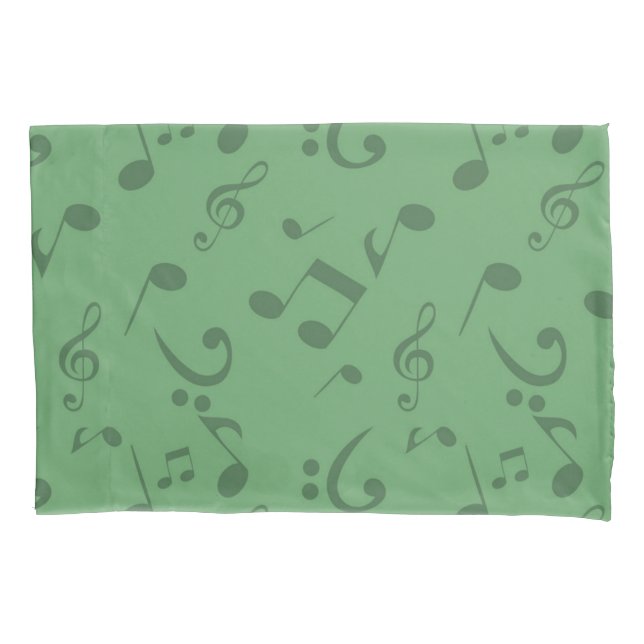 Music pattern pillowcase (Front)
