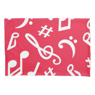 Music pattern pillowcase