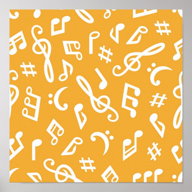 Music pattern poster (Front)