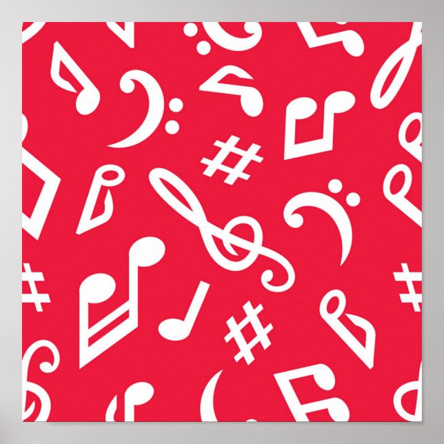 Music pattern poster (Front)