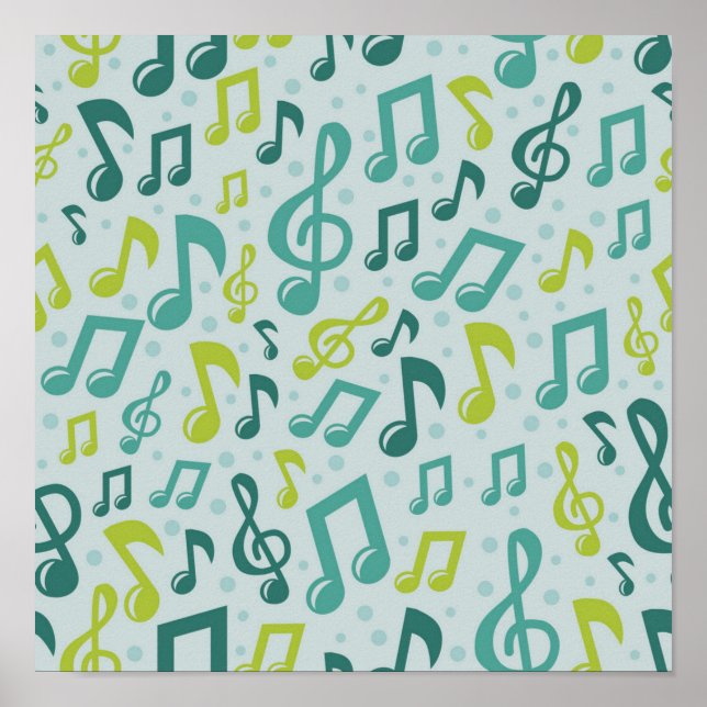 Music pattern poster (Front)