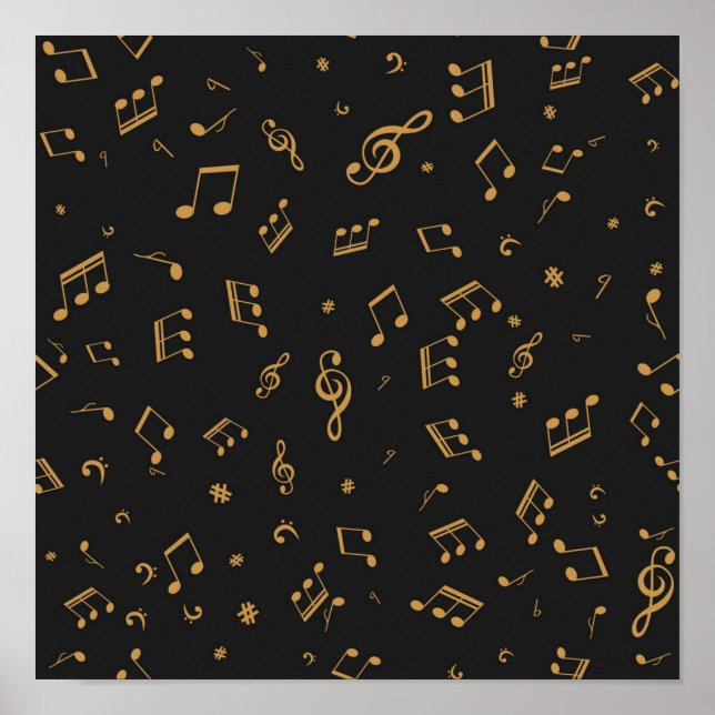 Music pattern poster (Front)