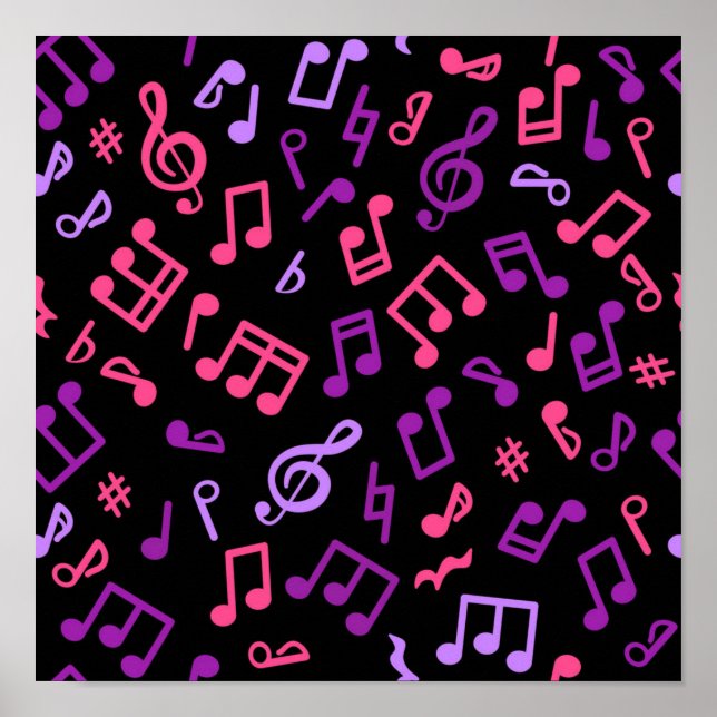 Music pattern poster (Front)