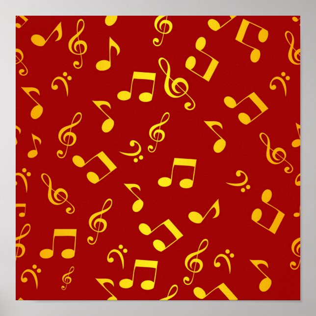 Music pattern poster (Front)