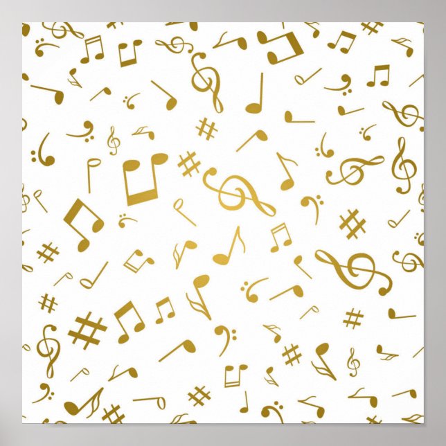 Music pattern poster (Front)