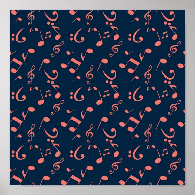 Music pattern poster (Front)